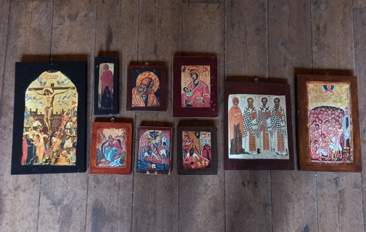 Eastern Orthodox Byzantine Greek and Russian Icons