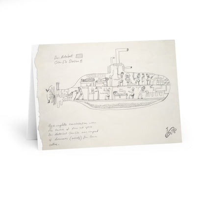 Das Unterboot Crew 54 Division B Greeting Card (5 Pack)