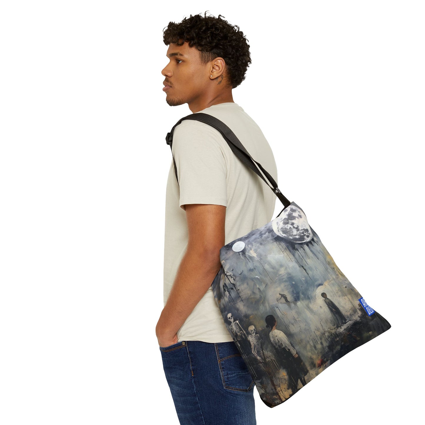 Wandering Souls Adjustable Travel Tote Bag