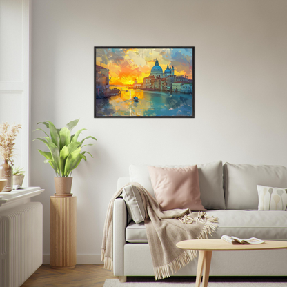 Venice Aglow Art Print