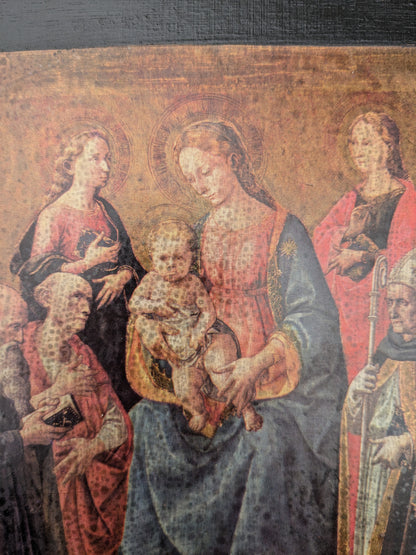 Madonna and Child with Six Saints